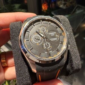 Tissot couturier automatic chronograph（BLACK & ORANGE）